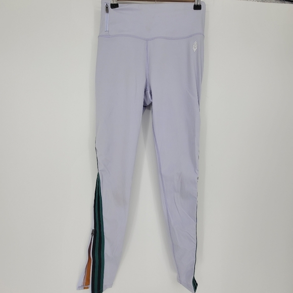 free people movement preposter collection lilac zipper ankle leggings small - Picture 2 of 10